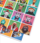 Zoo Portraits Wrap - Lagom Design