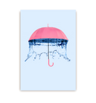 Umbrella Postcard - Lagom Design